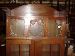 C F A Voysey for J S Henry. An Arts and Crafts oak display cabinet - Thumbnail 2