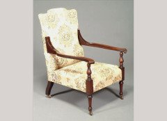George Jack for Morris and Co. A mahogany open arm chair - Thumbnail 1