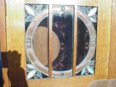 George Walton. An Arts and Crafts Glasgow School oak double wardrobe - Thumbnail 4