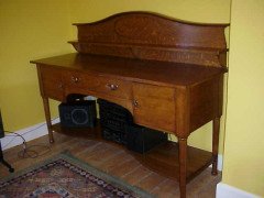 George Walton. A Glasgow School oak sideboard - Thumbnail 2
