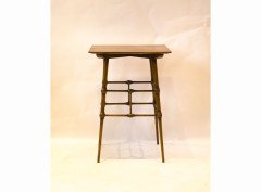 Liberty and Co (attributed). An oak square occasional table in the style of E W Godwin - Thumbnail 2