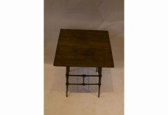 Liberty and Co (attributed). An oak square occasional table in the style of E W Godwin - Thumbnail 3