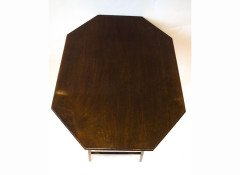Jas Shoolbred and Co. A rare pair of Anglo Japanese walnut long octagonal side tables - Thumbnail 4