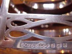 Liberty and Co. A wonderful pair of silver toast racks in the Glasgow Style - Thumbnail 4