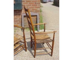 Ernest Gimson for Edward Gardiner. A pair of armchairs - Thumbnail 6