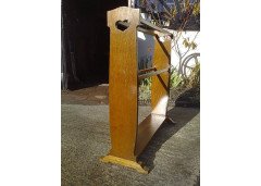 Ambrose Heal for Heals of London. An Arts and Crafts oak towell rail - Thumbnail 2