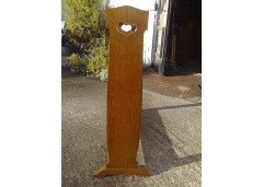 Ambrose Heal for Heals of London. An Arts and Crafts oak towell rail - Thumbnail 3