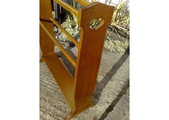 Ambrose Heal for Heals of London. An Arts and Crafts oak towell rail - Thumbnail 6