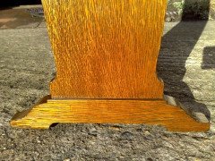 Ambrose Heal for Heals of London. An Arts and Crafts oak towell rail - Thumbnail 7