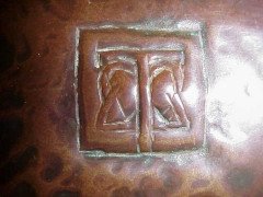 A Beautiful pair of Glasgow School copper pictures - Thumbnail 3