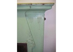 An Arts and Crafts Glasgow Style cast iron fireplace - Thumbnail 4