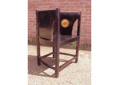 A Glasgow School tub chair - Thumbnail 17