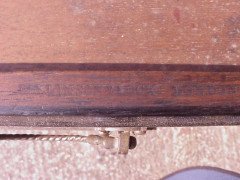 Collinson and Lock. An eight leg ebonised desk with a Makassar Ebony top. - Thumbnail 12