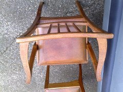 Edward Barnsley. A super quality pair of Cotswold style oak armchair - Thumbnail 12