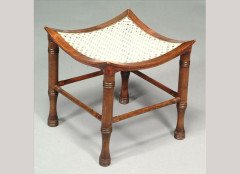 Liberty and Co. A stained beech Thebes stool - Thumbnail 1