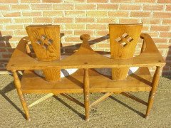 George Walton. An Arts and Crafts love seat - Thumbnail 5