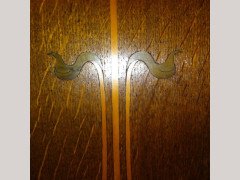 Wylie and Lochhead. A top quality Glasgow School Arts and Crafts oak bedroom pair with 3/4 wardrobe and 4' 6" double bed. - Thumbnail 3