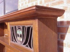 P E Gane. An oak Arts and Crafts sideboard in the manner of E A Taylor - Thumbnail 3