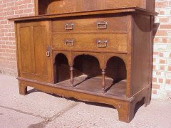 P E Gane. An oak Arts and Crafts sideboard in the manner of E A Taylor - Thumbnail 5