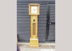 Robert Mouseman Thompson. A rare oak longcase clock - Thumbnail 4