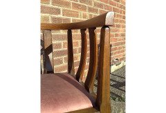 Gordon Russell. A set of six Cotswold School Arts and Crafts sculptured oak tub chairs - Thumbnail 7