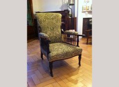 George Jack for Morris and Co. A mahogany gentleman's armchair - Thumbnail 2