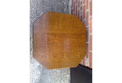 Heals of London. Arts and Crafts oak octagonal side table - Thumbnail 3