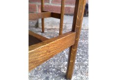 Heals of London. Arts and Crafts oak octagonal side table - Thumbnail 6