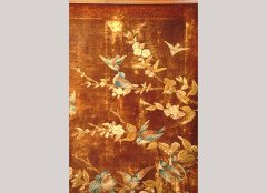 Bruce Talbert for Gillows. An Aesthetic Movement walnut three-fold screen - Thumbnail 2