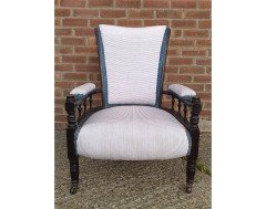 E W Godwin for William Watt. A pair of Anglo Japanese armchair - Thumbnail 1