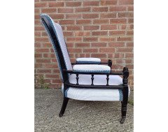 E W Godwin for William Watt. A pair of Anglo Japanese armchair - Thumbnail 3