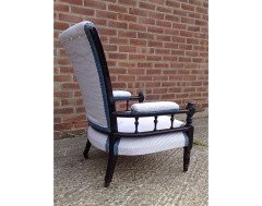 E W Godwin for William Watt. A pair of Anglo Japanese armchair - Thumbnail 4