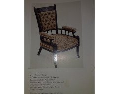 E W Godwin for William Watt. A pair of Anglo Japanese armchair - Thumbnail 15