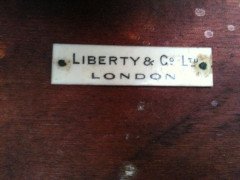 Liberty and Co. A pair of beech high comb back elbow chairs - Thumbnail 7