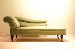 George Jack for Morris and Co. A mahogany 'Saville' chaise longue - Thumbnail 1