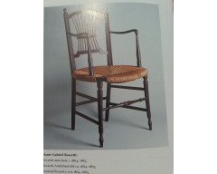 Dante Rossetti for Morris and Co. a Pair of Rush Seated Armchairs - Thumbnail 1