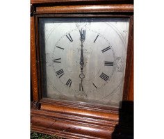 An important Gothic Revival oak bracket clock from Middlesex Guildhall in Parliament Square London - Thumbnail 2
