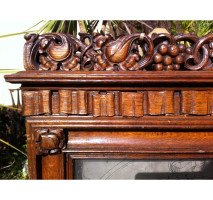An important Gothic Revival oak bracket clock from Middlesex Guildhall in Parliament Square London - Thumbnail 7