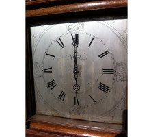 An important Gothic Revival oak bracket clock from Middlesex Guildhall in Parliament Square London - Thumbnail 9