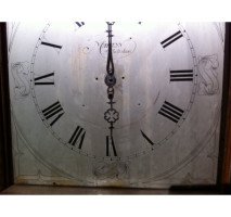 An important Gothic Revival oak bracket clock from Middlesex Guildhall in Parliament Square London - Thumbnail 10