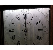An important Gothic Revival oak bracket clock from Middlesex Guildhall in Parliament Square London - Thumbnail 11