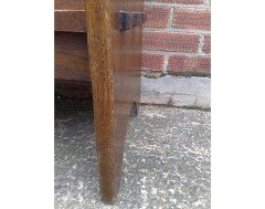 Edgar Wood. A stunning and pure Arts and Crafts oak settle - Thumbnail 8