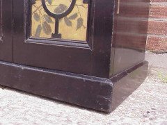 Dr Christopher Dresser (attributed). An ebonised music cabinet, with six painted panels attributed to Moyr Smith - Thumbnail 16