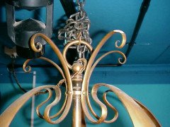 WAS Benson. A fantastic Arts and Crafts copper chandelier - Thumbnail 14