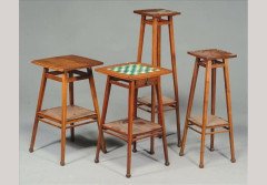 Shapland and Petter. A set of four oak table - Thumbnail 1