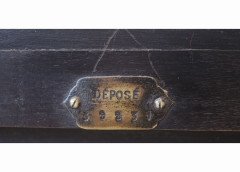 Lewis Foreman Day. An Aesthetic Movement ebonised mantel clock - Thumbnail 6