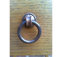 E W Godwin for William Watt. A rare and important Anglo-Japanese golden oak sidetable - Thumbnail 6
