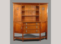 M H Baillie Scott for J P White. An Arts and Crafts sideboard - Thumbnail 1