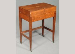 George Walton. An oak small fold-out desk - Thumbnail 1