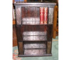 Talwin Morris. An original 'Roxborough' design bookcase plus two books with bindings - Thumbnail 1